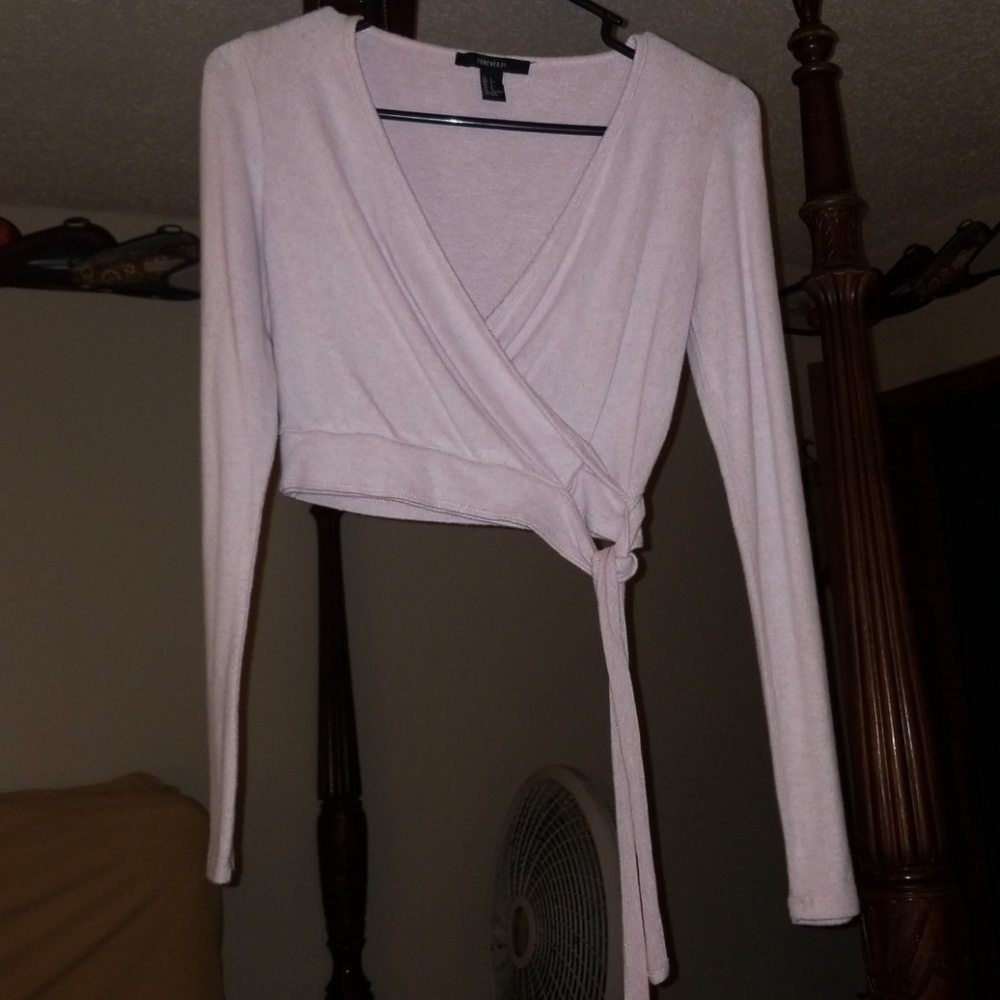 Pink crop top
